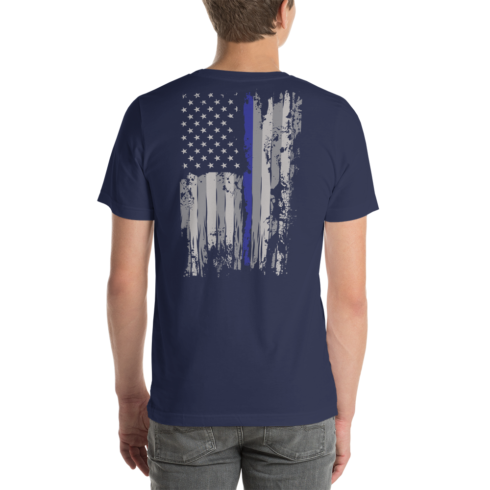 Nassau County Deputy Sheriff Thin Blue Line T-Shirt (No Flag Sleeve)