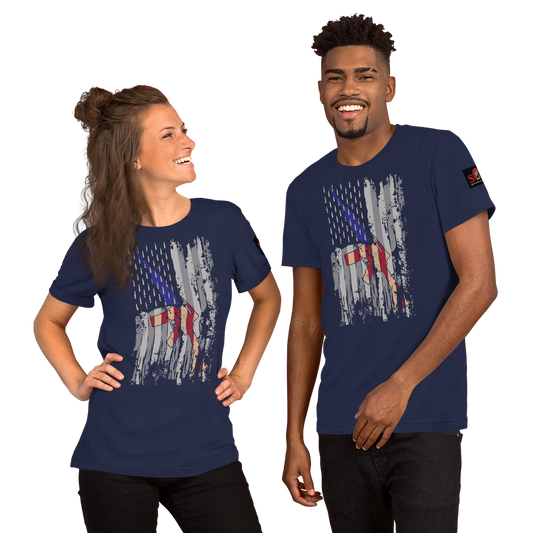 AR-15 Flag Short-Sleeve Unisex T-Shirt