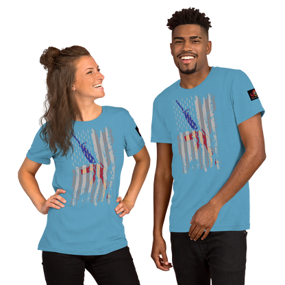 AR-15 Flag Short-Sleeve Unisex T-Shirt