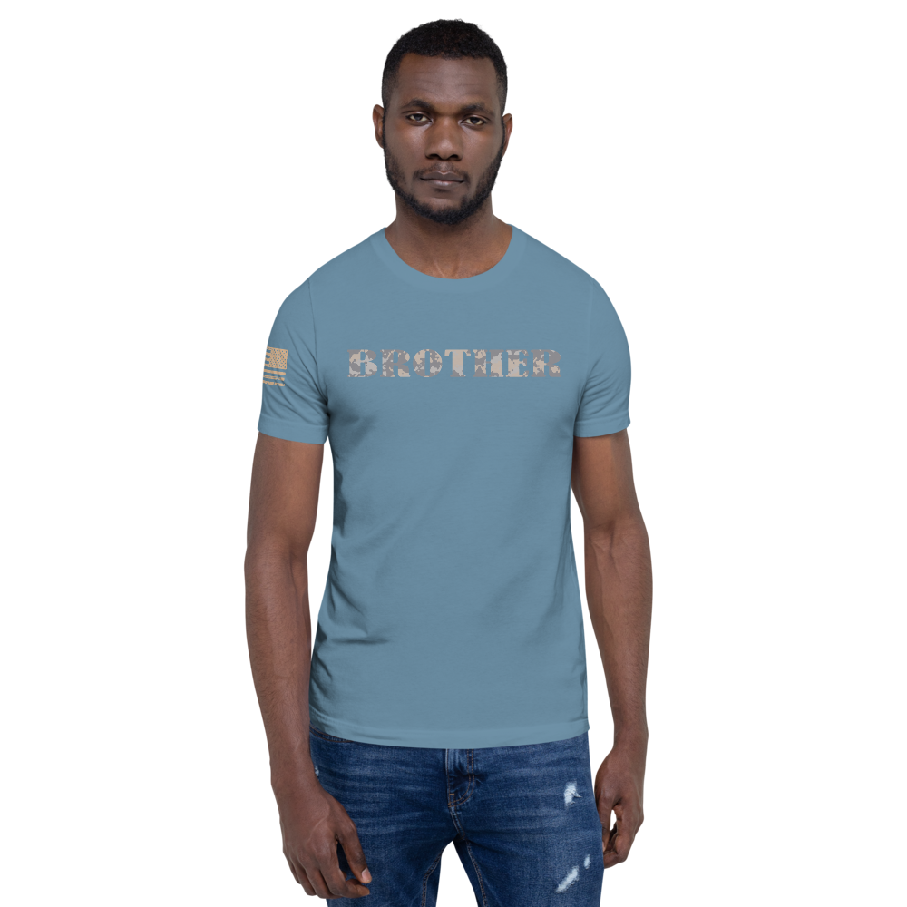 BROTHER Multi-Cam Gray Military Support T-Shirt