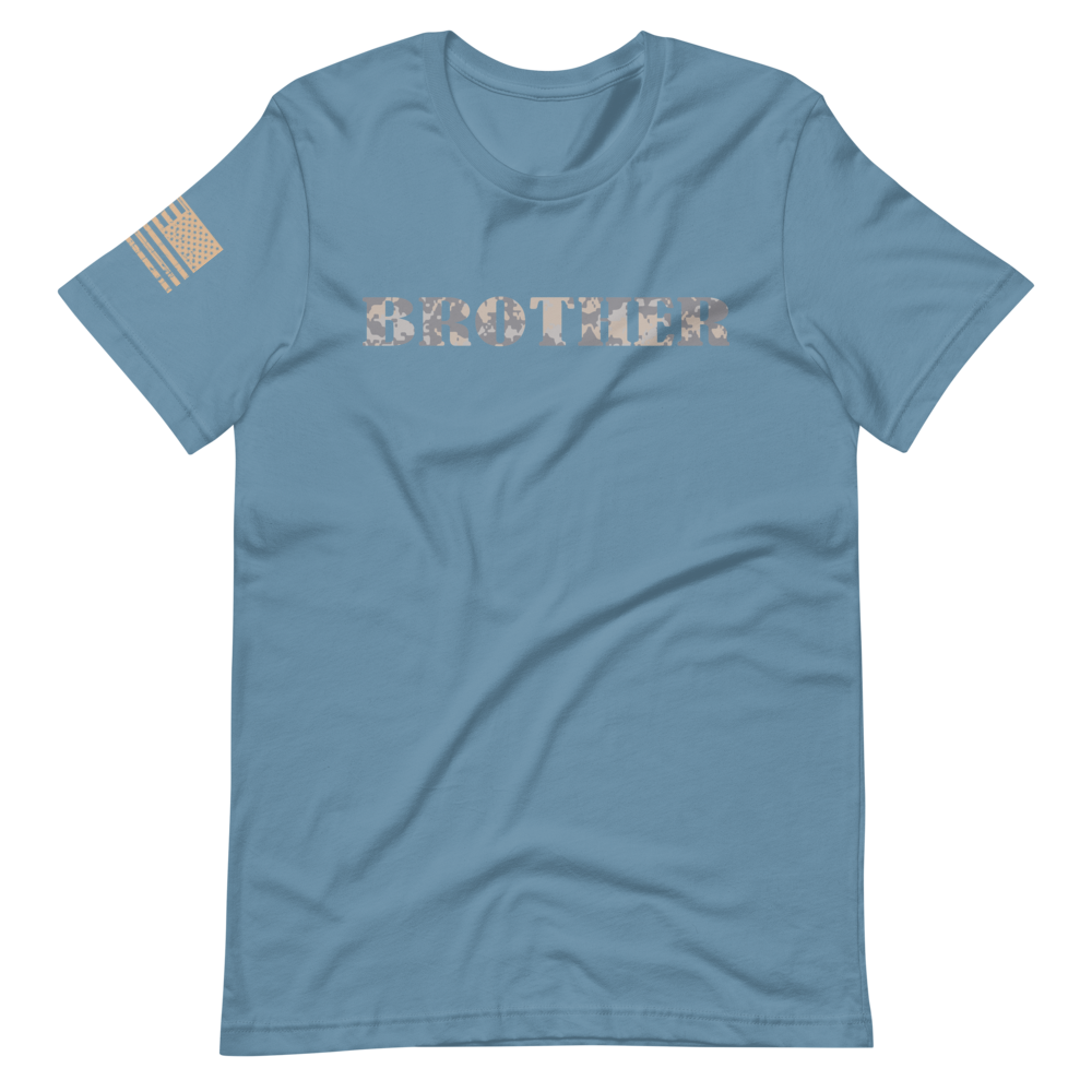 BROTHER Multi-Cam Gray Military Support T-Shirt