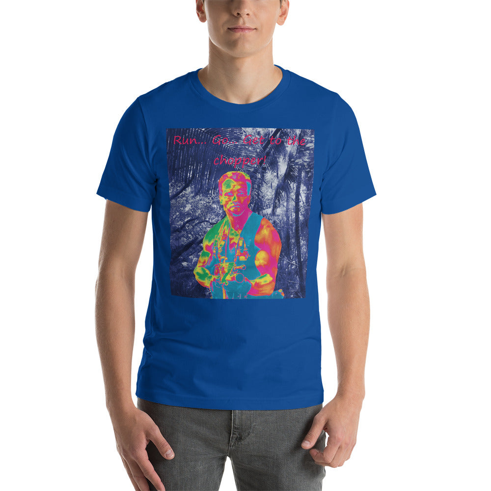 GET TO THE CHOPPER! Predator Infrared Short-Sleeve Unisex T-Shirt