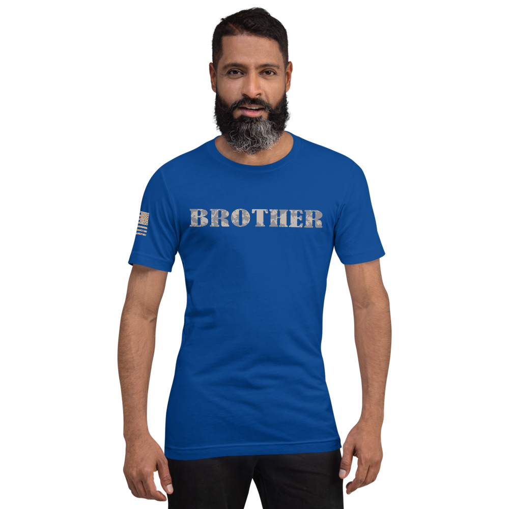 BROTHER Multi-Cam Gray Military Support T-Shirt