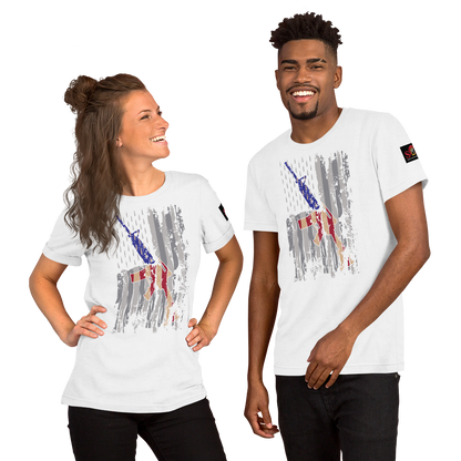 AR-15 Flag Short-Sleeve Unisex T-Shirt