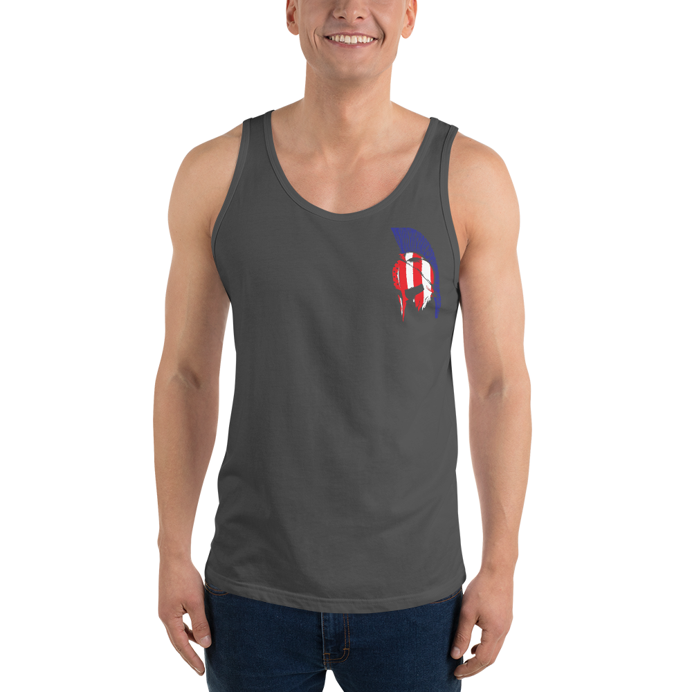 Red White & Thin Blue Unisex Tank Top