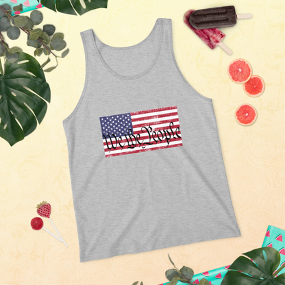 WE THE PEOPLE, American Flag Unisex Tank Top