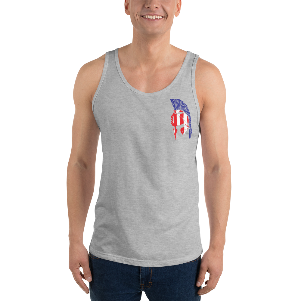 Red White & Thin Blue Unisex Tank Top