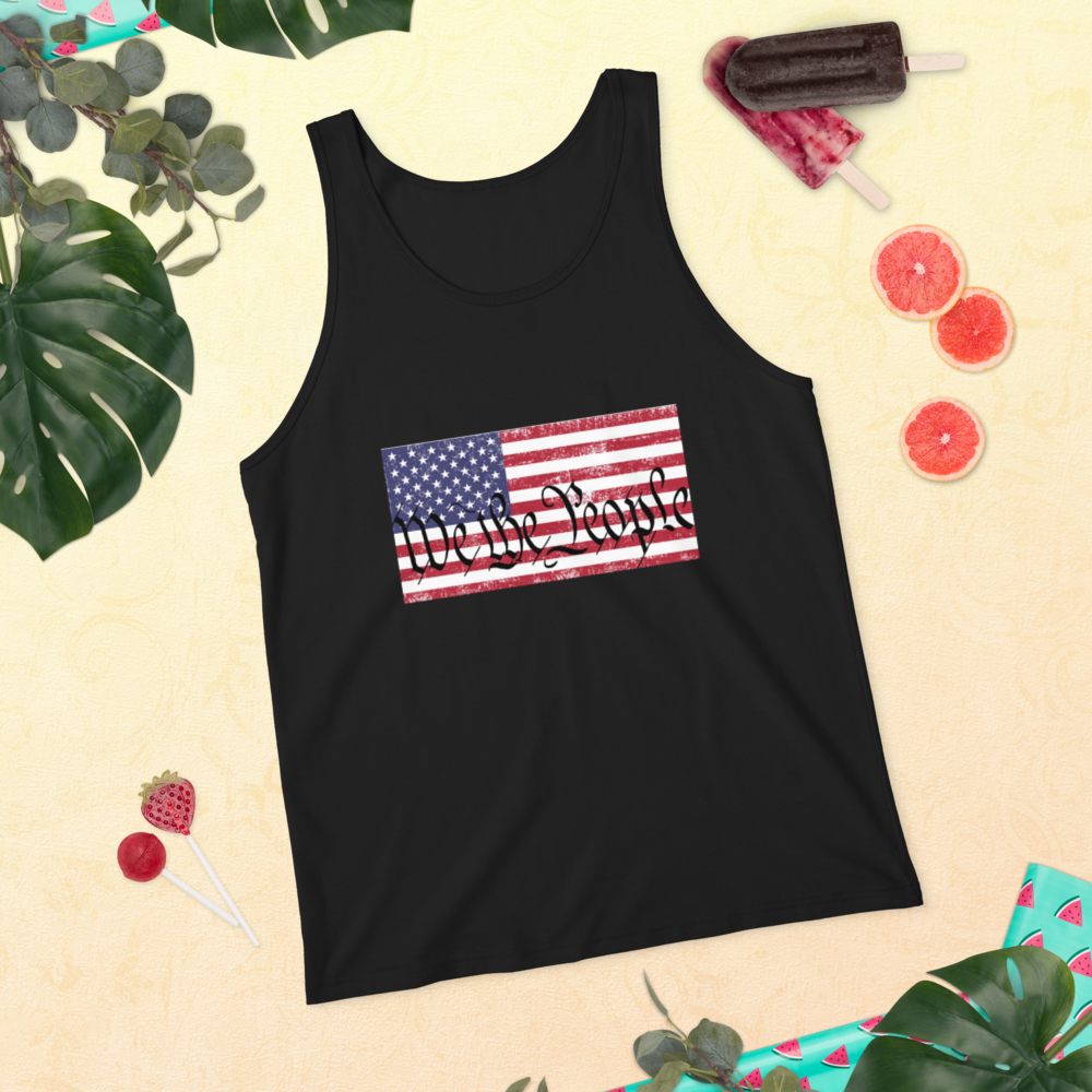 WE THE PEOPLE, American Flag Unisex Tank Top