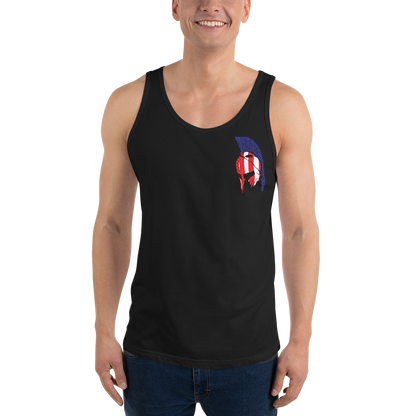 Red White & Thin Blue Unisex Tank Top