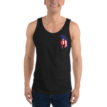 Load image into Gallery viewer, Red White &amp; Thin Blue Unisex Tank Top