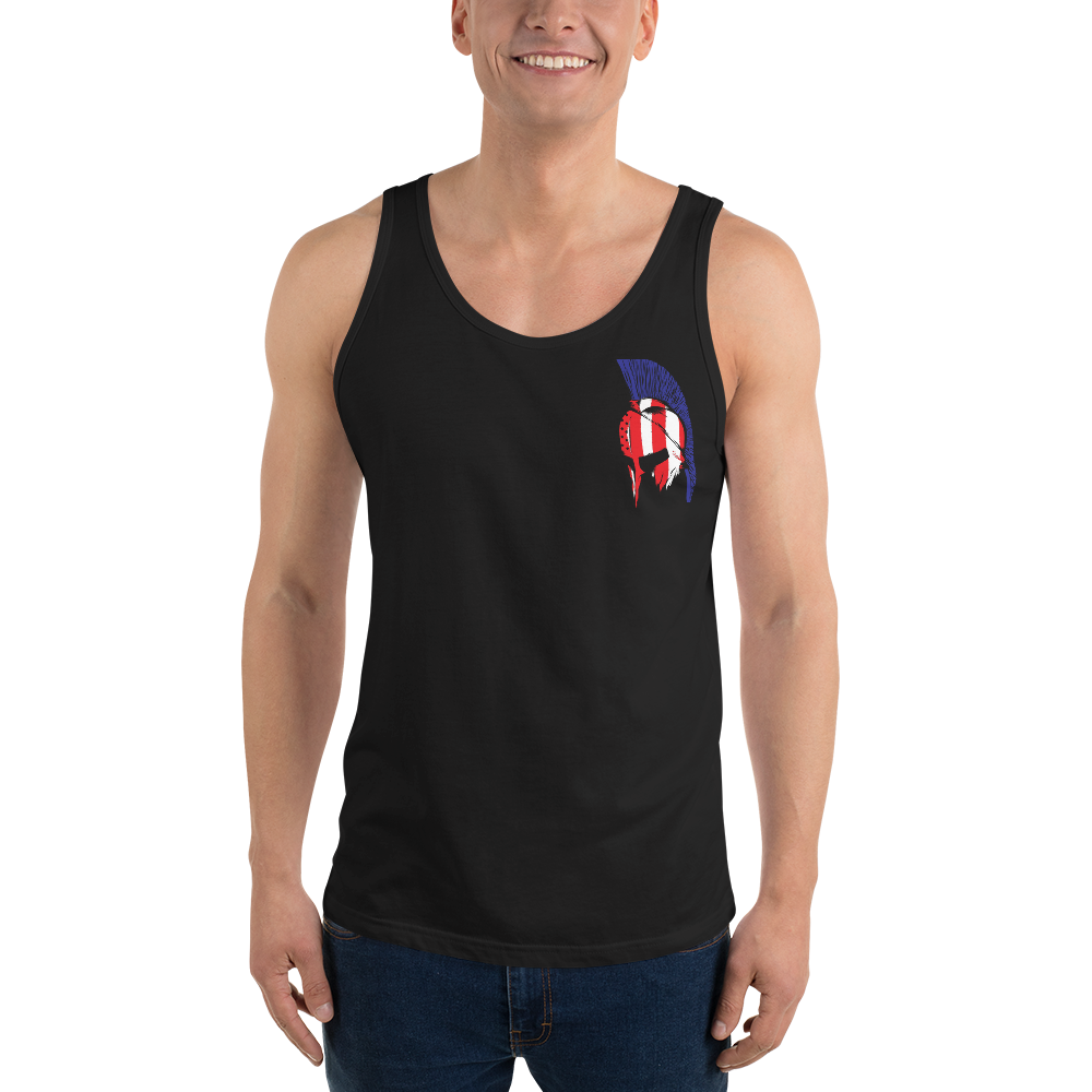 Red White & Thin Blue Unisex Tank Top
