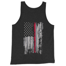 Load image into Gallery viewer, Thin RED Line Unisex Tank Top