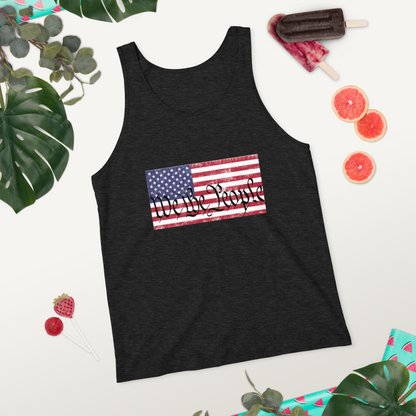 WE THE PEOPLE, American Flag Unisex Tank Top