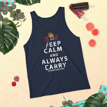 Load image into Gallery viewer, KEEP CALM and ALWAYS CARRY Unisex Tank Top