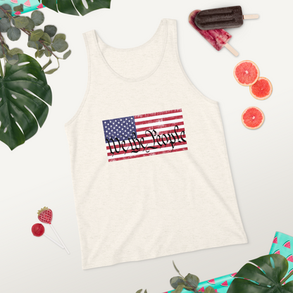 WE THE PEOPLE, American Flag Unisex Tank Top