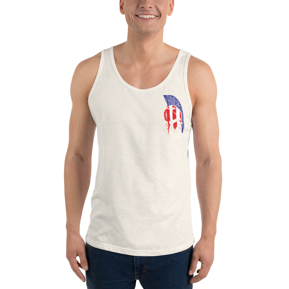 Red White & Thin Blue Unisex Tank Top