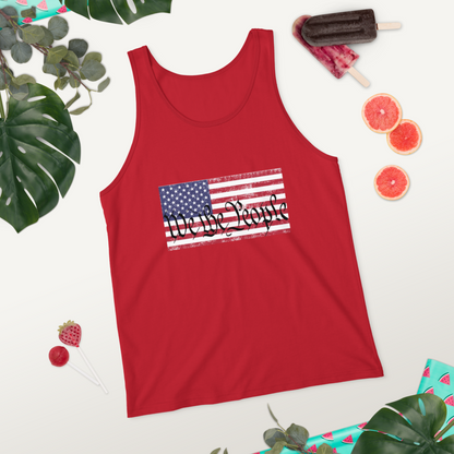 WE THE PEOPLE, American Flag Unisex Tank Top