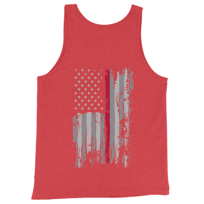 Thin RED Line Unisex Tank Top