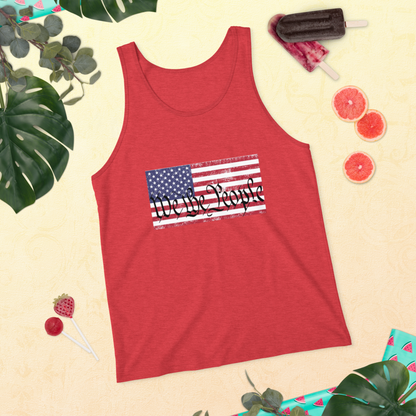 WE THE PEOPLE, American Flag Unisex Tank Top