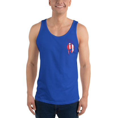 Red White & Thin Blue Unisex Tank Top