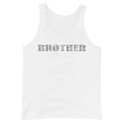 BROTHER Gray Multi Cam Print Unisex Tank Top