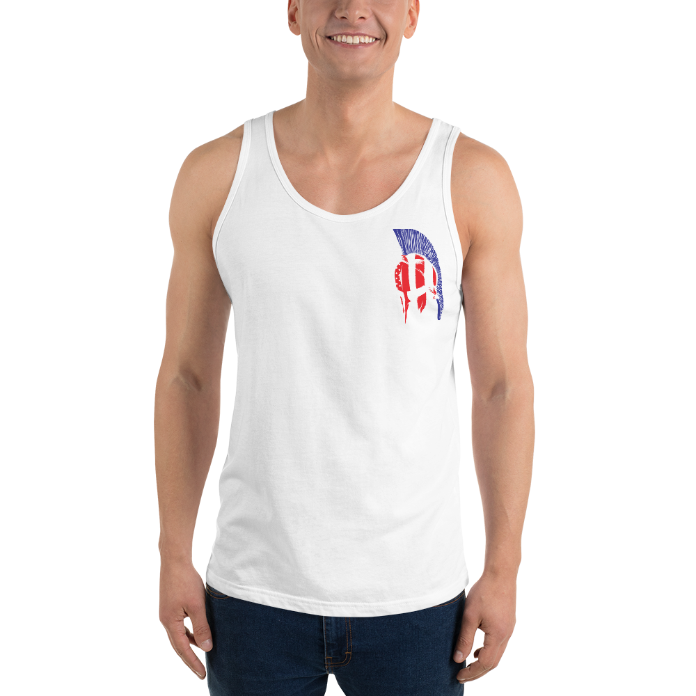 Red White & Thin Blue Unisex Tank Top