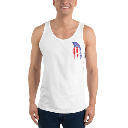 Red White & Thin Blue Unisex Tank Top