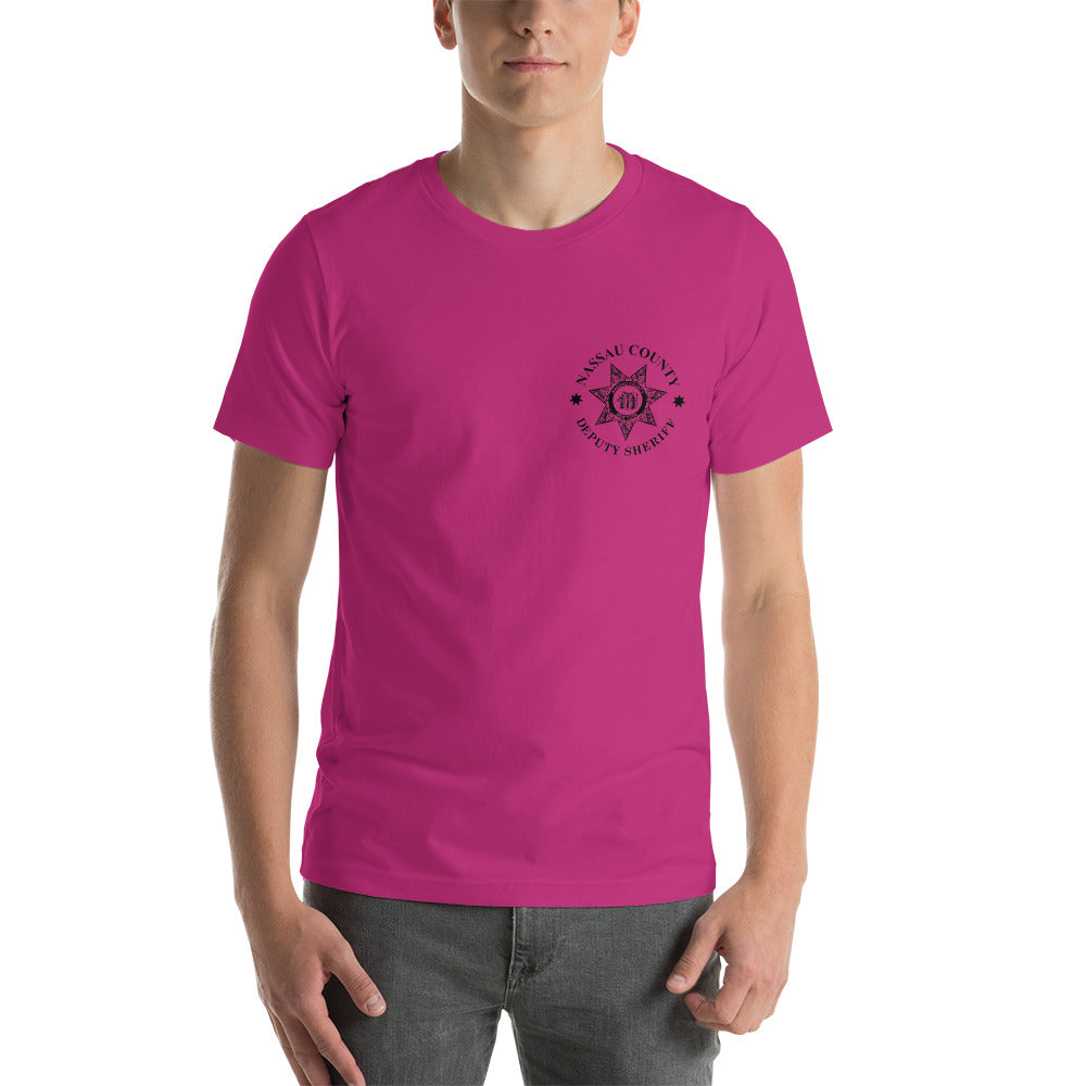 Nassau Deputy Sheriff Breast Cancer Pink Tee