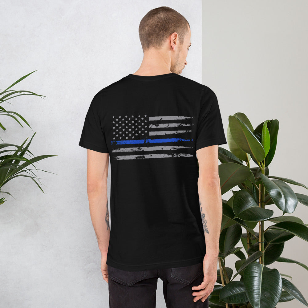 Deputy Sheriff Thin Blue Line Mourning Band Tee