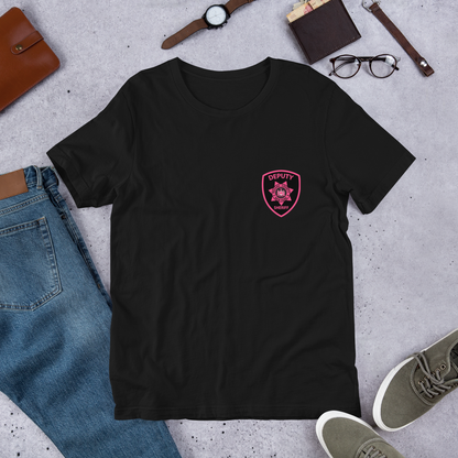 Deputy Pink Patch and Pink Ribbon Tee