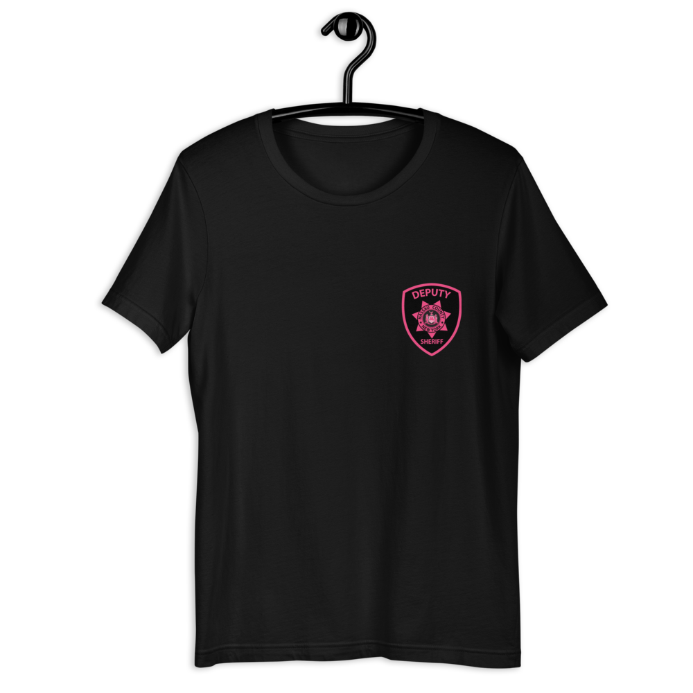 Deputy Pink Patch and Pink Ribbon Tee