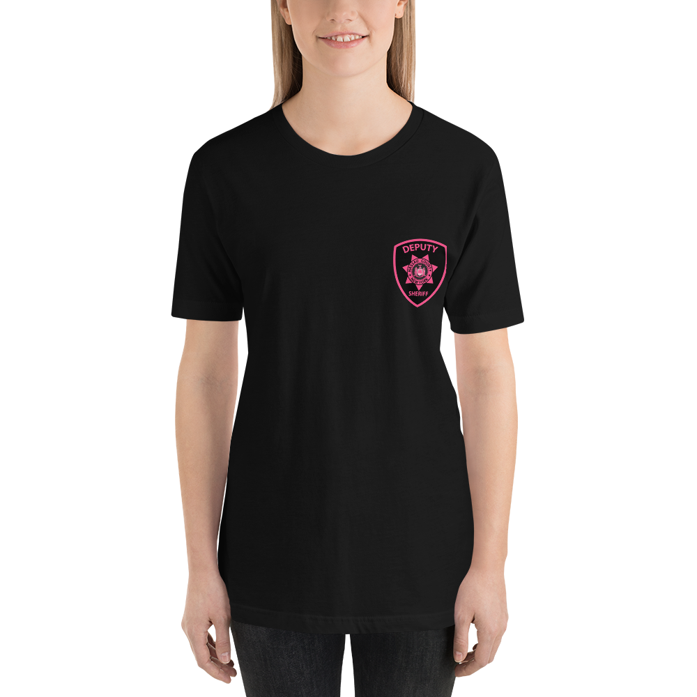 Deputy Pink Patch and Pink Ribbon Tee