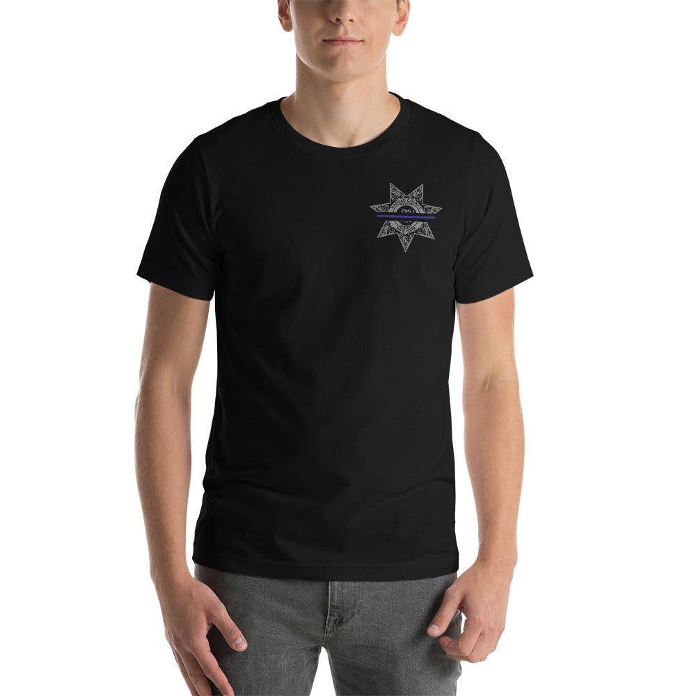 Nassau Deputy Sheriff Blue Line SPARTAN Tee