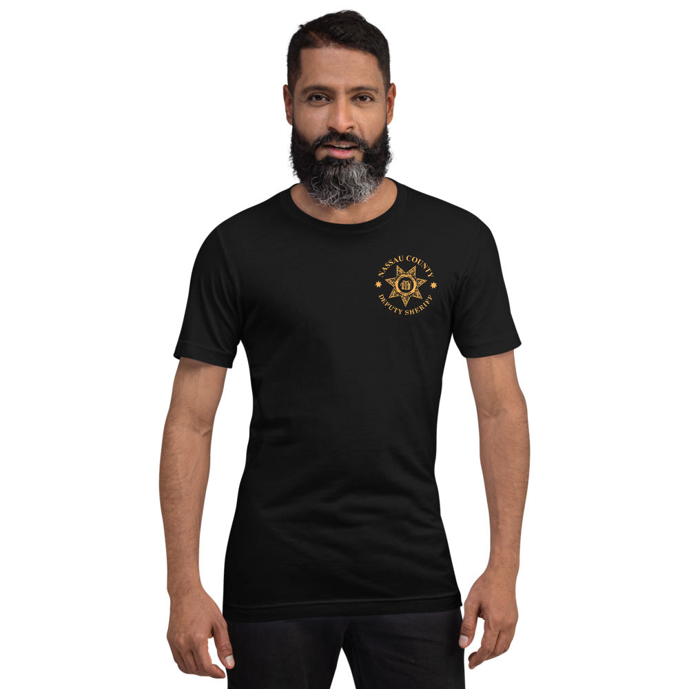 Deputy Sheriff 1st Gen (NO SLEEVE FLAG) Short-Sleeve Unisex T-Shirt