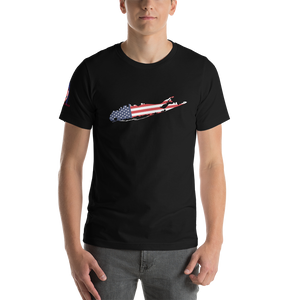 Long Island American Flag Unisex t-shirt