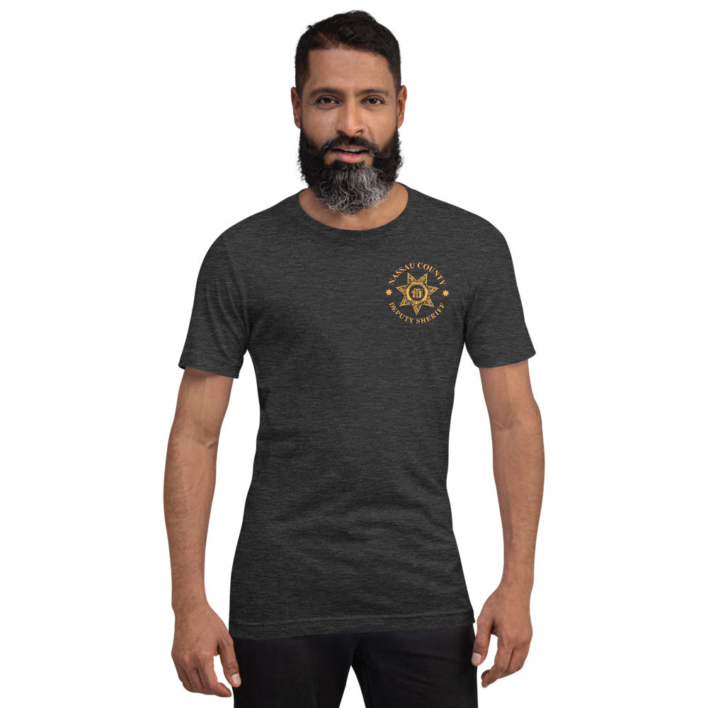 Deputy Sheriff 1st Gen (NO SLEEVE FLAG) Short-Sleeve Unisex T-Shirt