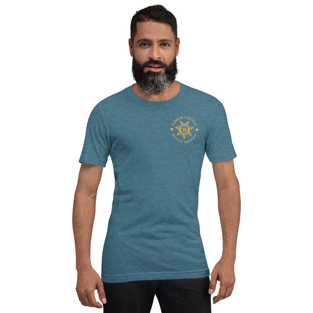 Deputy Sheriff 1st Gen (NO SLEEVE FLAG) Short-Sleeve Unisex T-Shirt