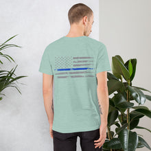 Load image into Gallery viewer, Deputy Sheriff Thin Blue Line Mourning Band Tee