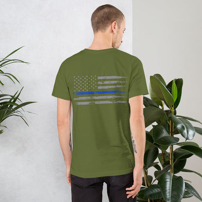 Deputy Sheriff Thin Blue Line Mourning Band Tee