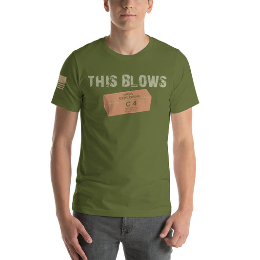 "THIS BLOWS!" C4 Unisex t-shirt