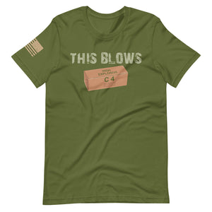 "THIS BLOWS!" C4 Unisex t-shirt