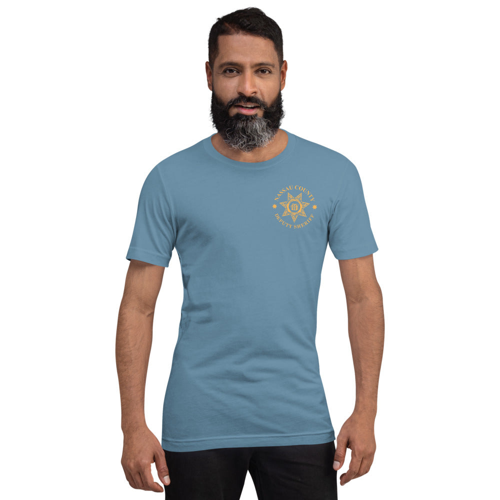 Deputy Sheriff 1st Gen (NO SLEEVE FLAG) Short-Sleeve Unisex T-Shirt