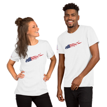 Load image into Gallery viewer, Long Island American Flag Unisex t-shirt