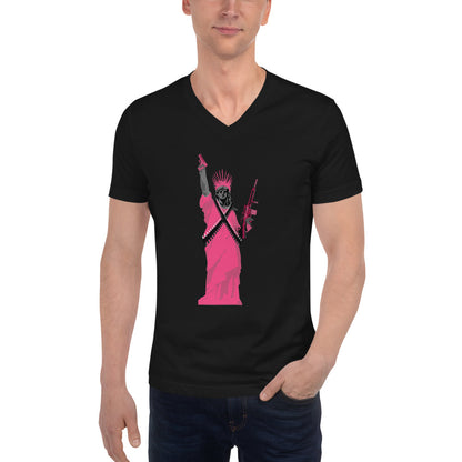 DEATH TO CANCER V-Neck T-Shirt