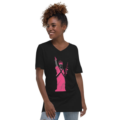 DEATH TO CANCER V-Neck T-Shirt