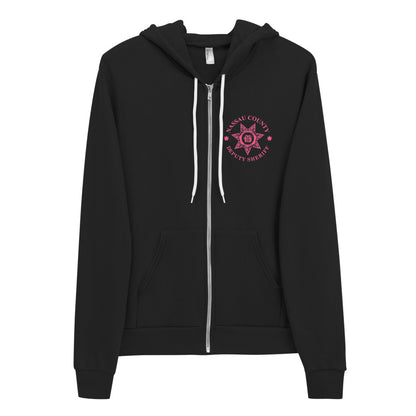 Nassau Deputy Sheriff Breast Cancer PINK RIBBON Hoodie