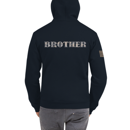 BROTHER multi-cam gray Hoodie sweater