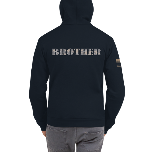 BROTHER multi-cam gray Hoodie sweater