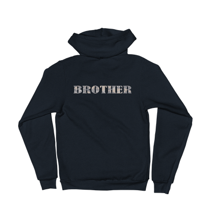 BROTHER multi-cam gray Hoodie sweater