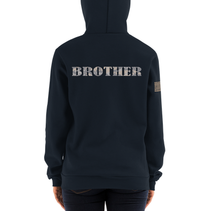 BROTHER multi-cam gray Hoodie sweater